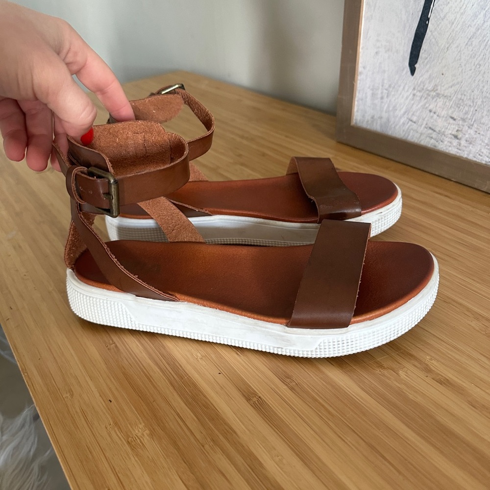Brown Leather Sandals